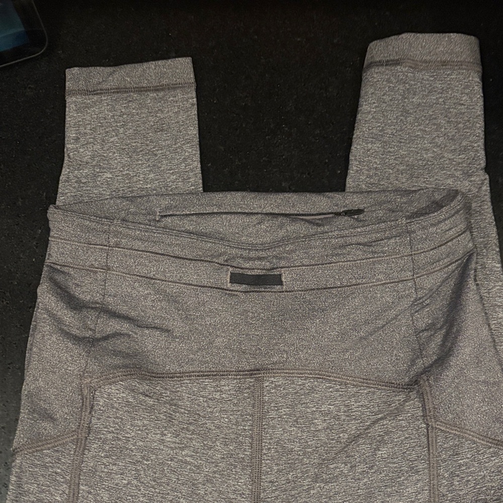 Lululemon Gray High-Waisted Leggings